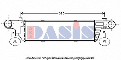 AKS DASIS 127060n -  Интеркулер